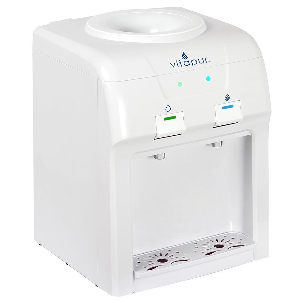 Vitapur Countertop Room and Cold (42.8°F - 46.4°F) Water Dispenser White