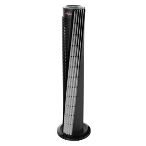 Vornado 184 41" Whole Room Air Circulator Tower Fan with Remote Control Timer, Black