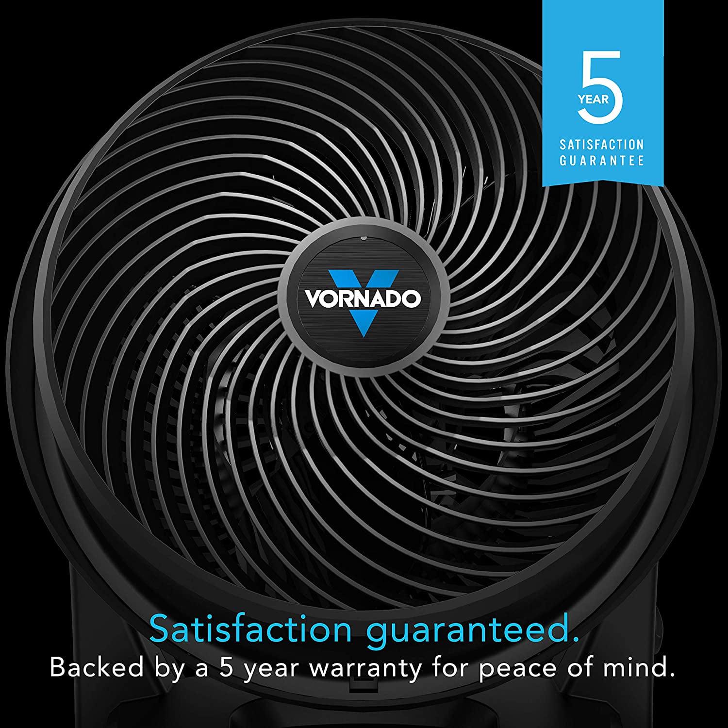 Vornado 630 Mid-Size Whole Room Air Circulator Fan for Home, 3 Speeds, Adjustable Tilt, Removable Grill, 9 Inch, Quiet Fan for Bedroom - Image 8