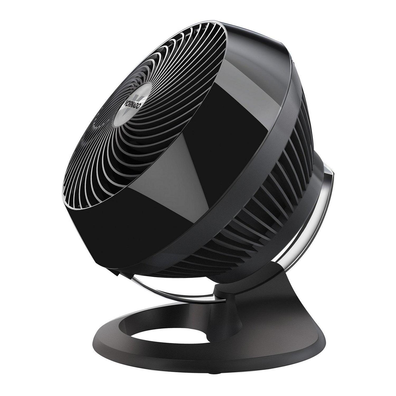 Vornado 660 Large Whole Room Air Circulator Fan, 4 Speeds, 90° Tilt, Removable Grill, 10-Inch Floor Fan for Home, Bedroom, Office, Black
