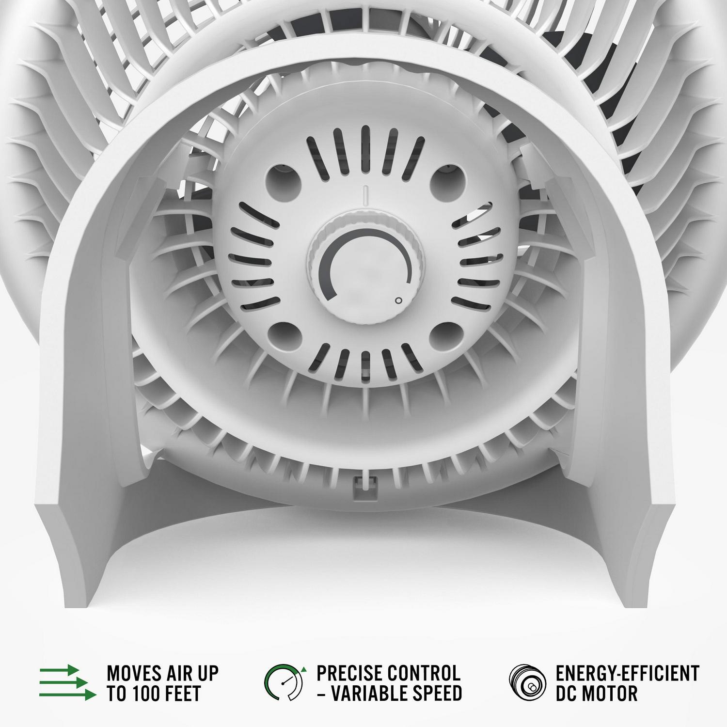 Vornado 733DC Whole Room Energy Smart Air Circulator Fan, 15.25" Height, White (New) - Image 2