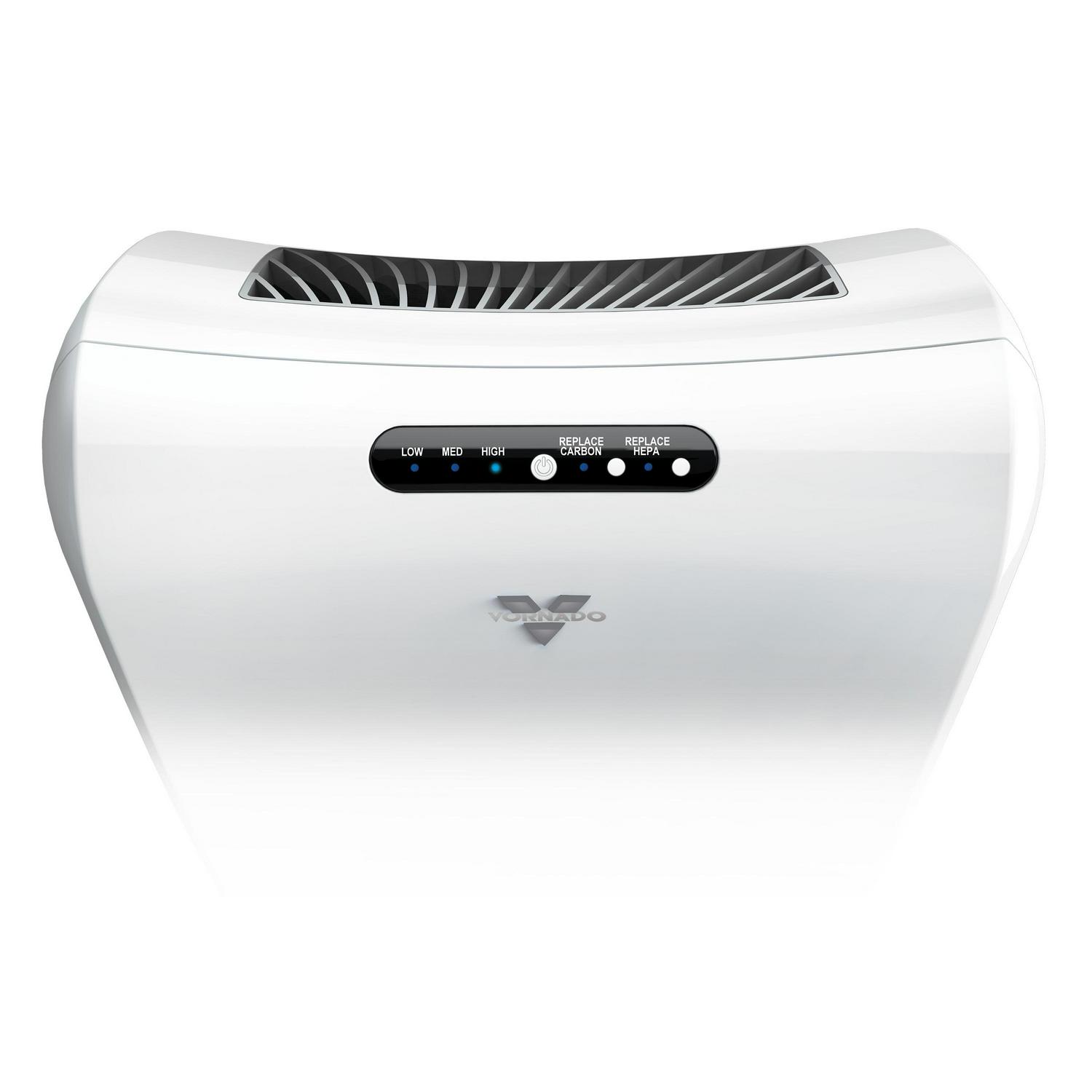 Vornado AC350 Whole Room Air Purifier with True HEPA Filtration, 135 Sq Ft Coverage, White - Image 2