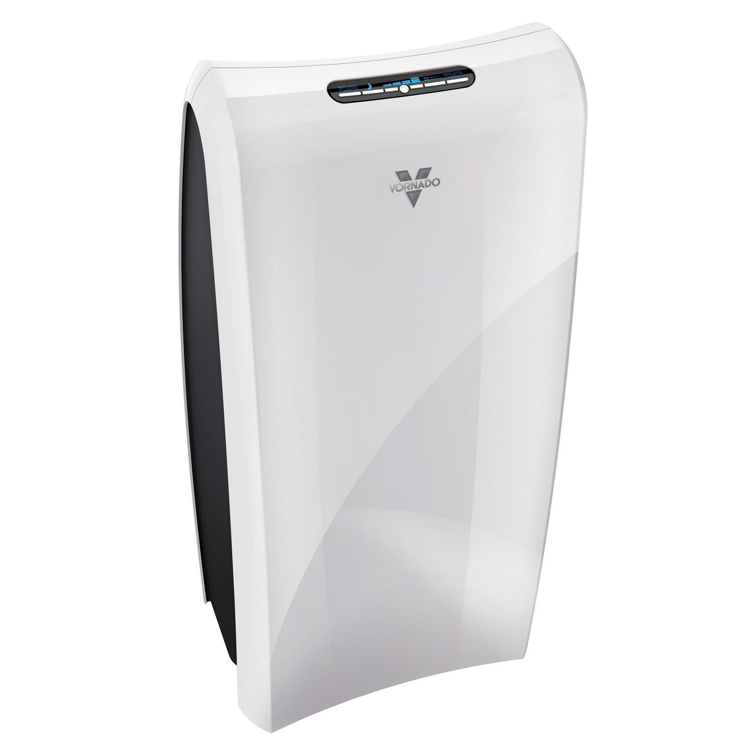 Vornado AC550 Whole Room True HEPA Air Purifier, 335 Sq Ft Coverage, Ice White