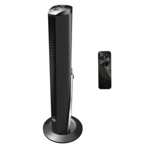 Vornado OSCR37 Oscillating Tower Fan and Air Circulator with Remote, Smooth Oscillation, Timer and Touch Controls, 37-Inch