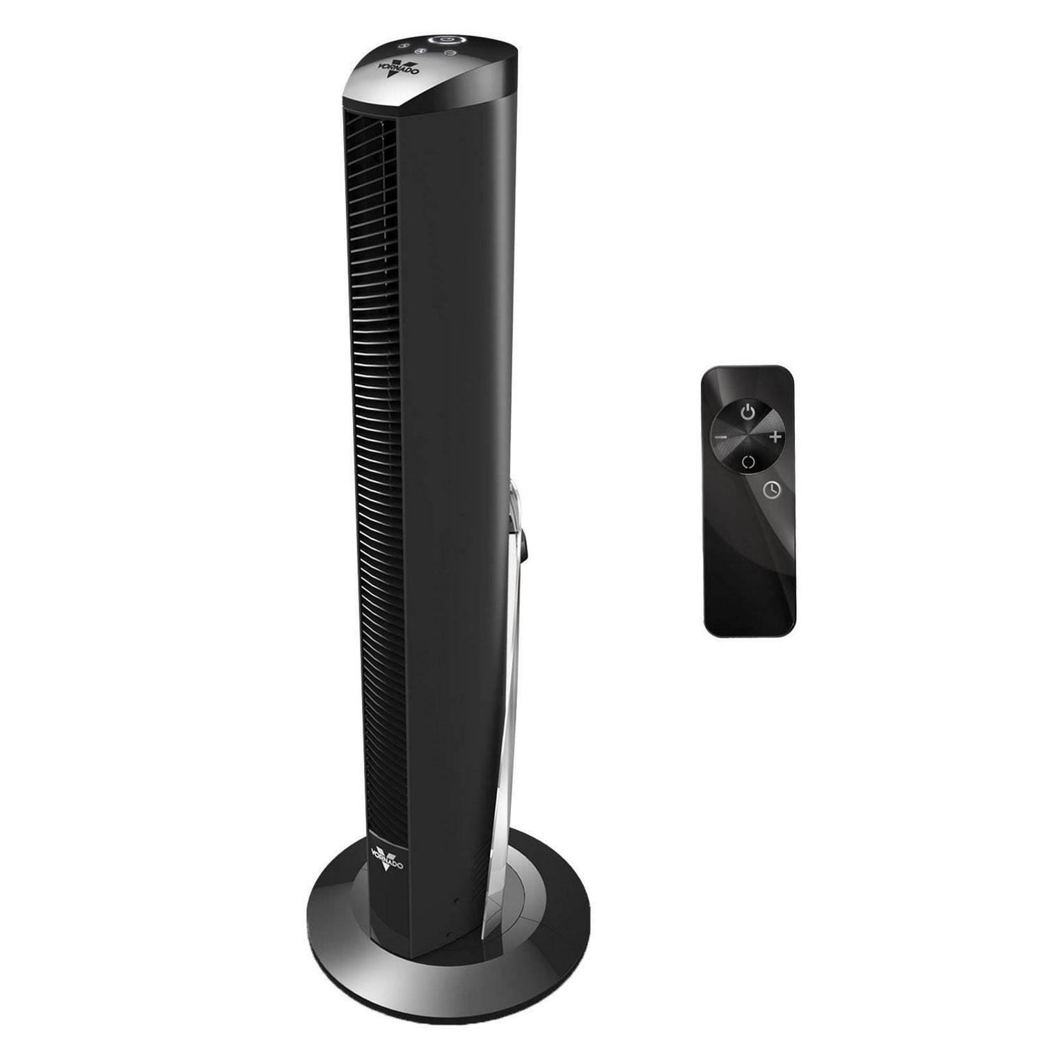 Vornado OSCR37 Oscillating Tower Fan and Air Circulator with Remote, Smooth Oscillation, Timer and Touch Controls, 37-Inch