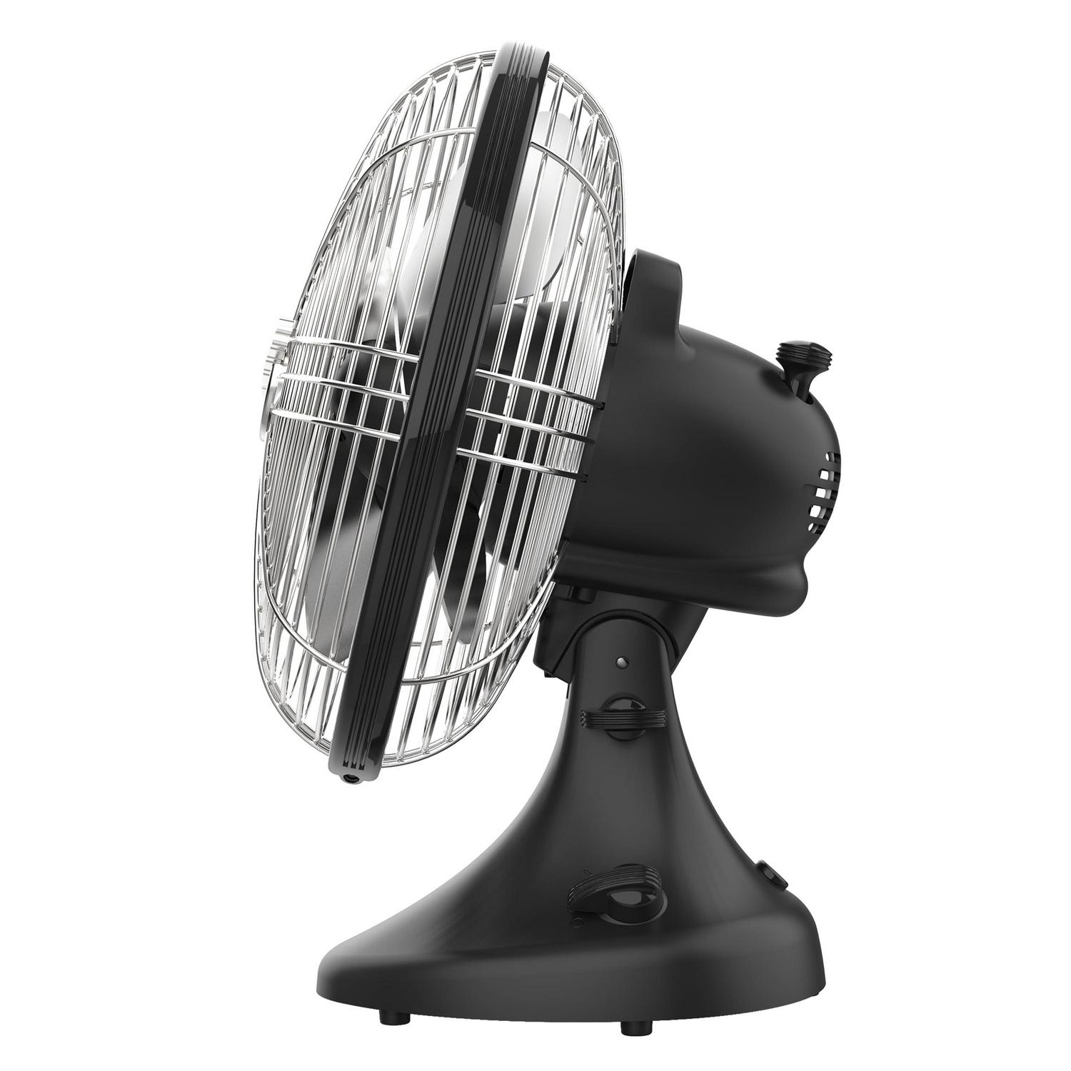 Vornado Silver Swan S Small Room Oscillating Fan, 3 Speed Setting, Matte Black - Image 4