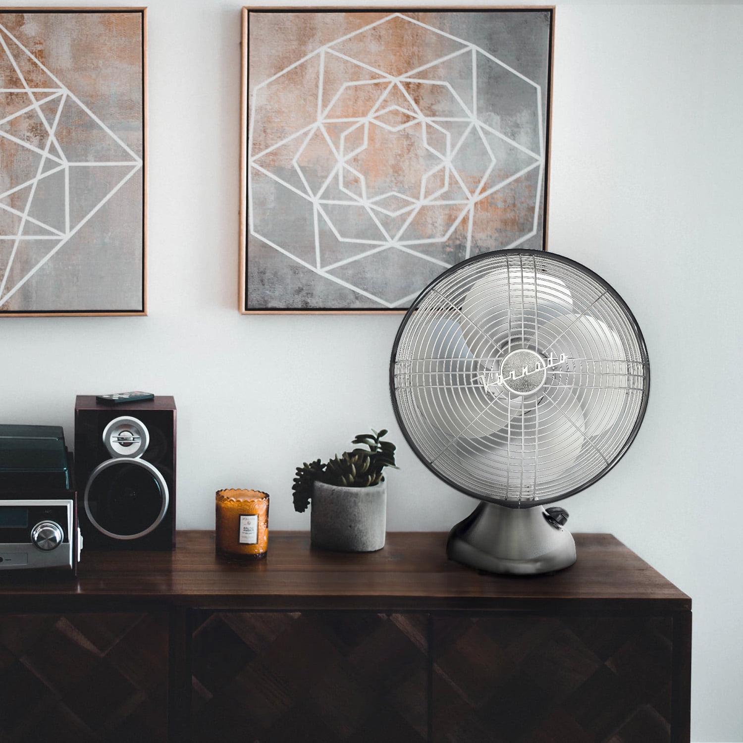 Vornado Silver Swan Vintage Oscillating Fan, 17", Brushed Nickel (New) - Image 6