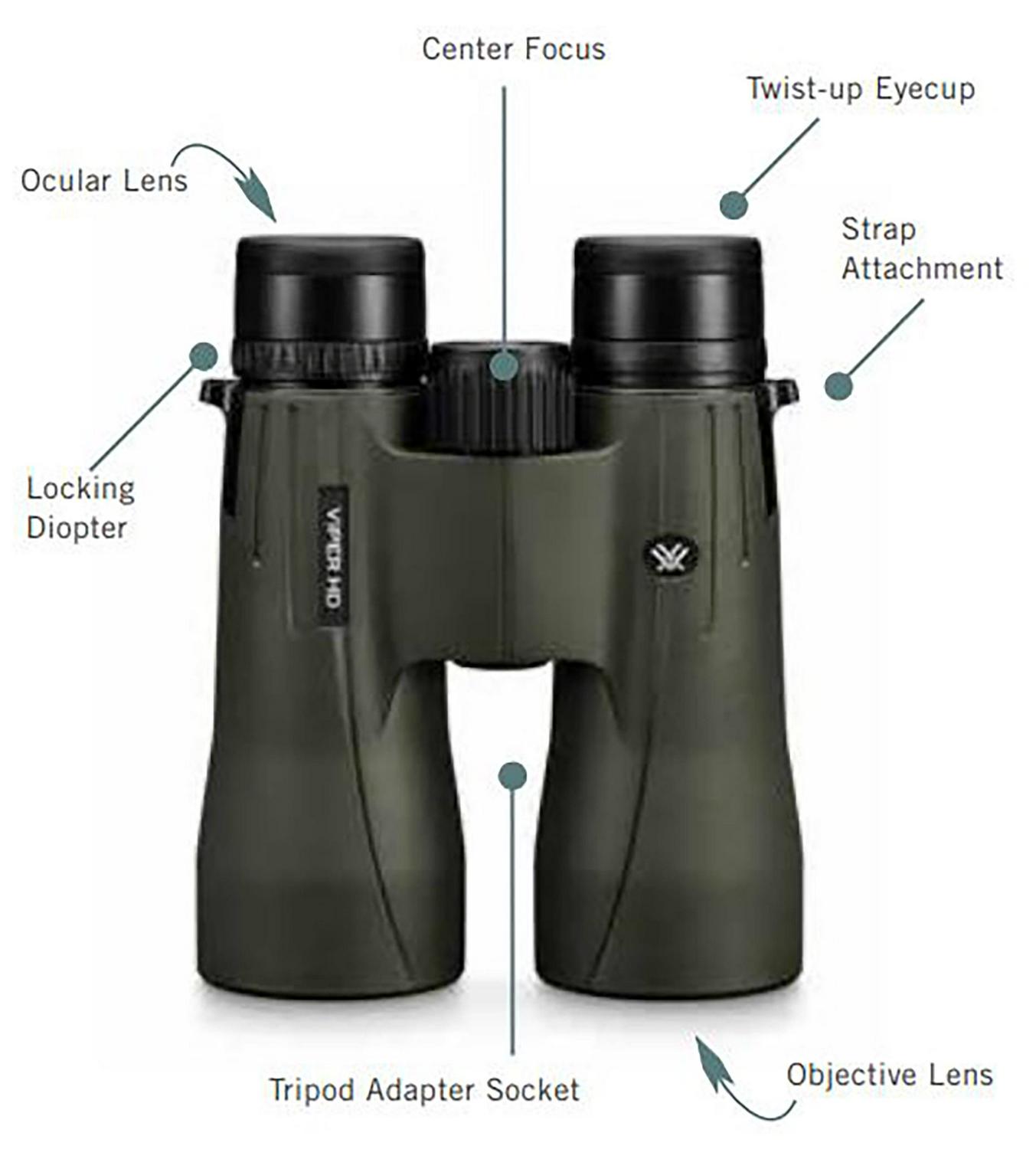 Vortex Optics Viper HD Roof Prism Binoculars 8x42 - Image 5