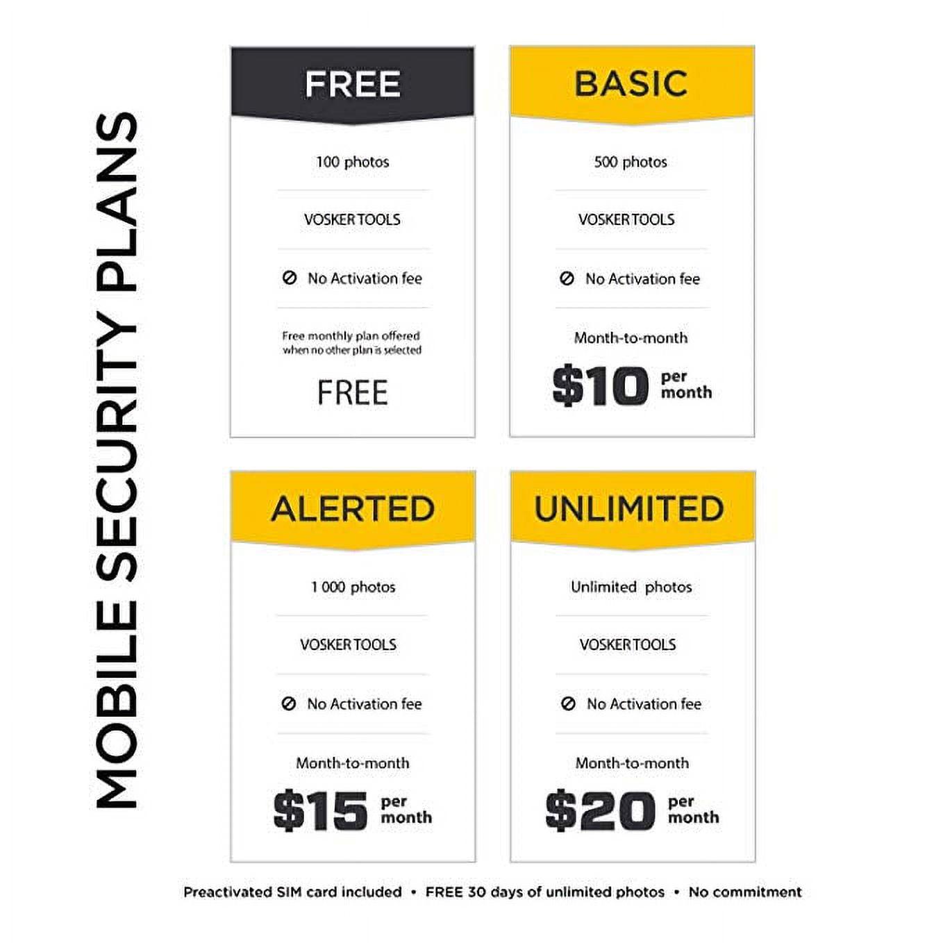 Vosker V200 | Cellular Security Camera | Built-in Solar Panel | LTE, Wireless, Weatherproof, No Wi-Fi Required | Motion Activated Outdoor Surveillance Cameras (V200) - Image 2