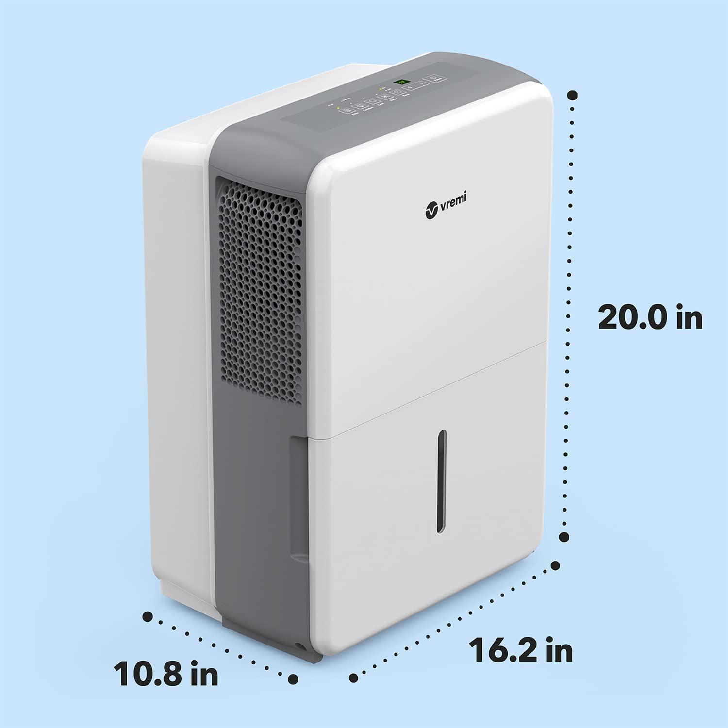 Vremi 22 Pint 1,500 Sq. Ft. Dehumidifier Energy Star Rated for Medium Spaces and Basements - Image 4