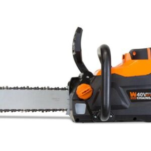 WEN 40V Max Lithium Ion 16-Inch Brushless Cordless Chainsaw with 4Ah Battery and Charger