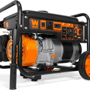 WEN 6000-Watt RV-Ready Portable Generator with Wheel Kit, CARB Compliant