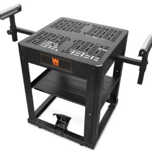 WEN Products MSA658T Multi-Purpose Rolling Planer and Miter Saw Tool Stand with Extension Rollers