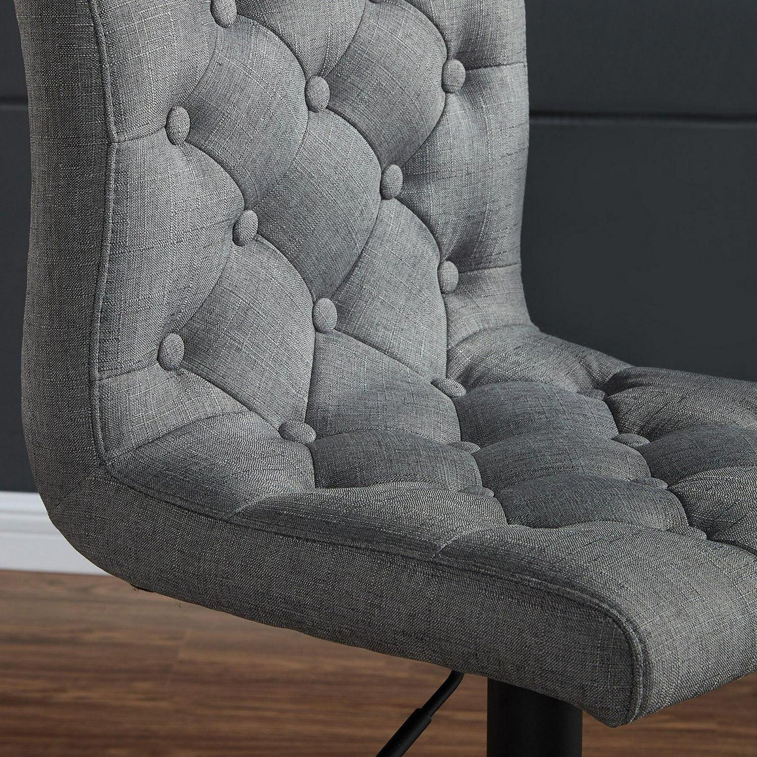 WHI AIR LIFT STOOL, SET OF 2, FABRIC/METAL, BEIGE - Image 6