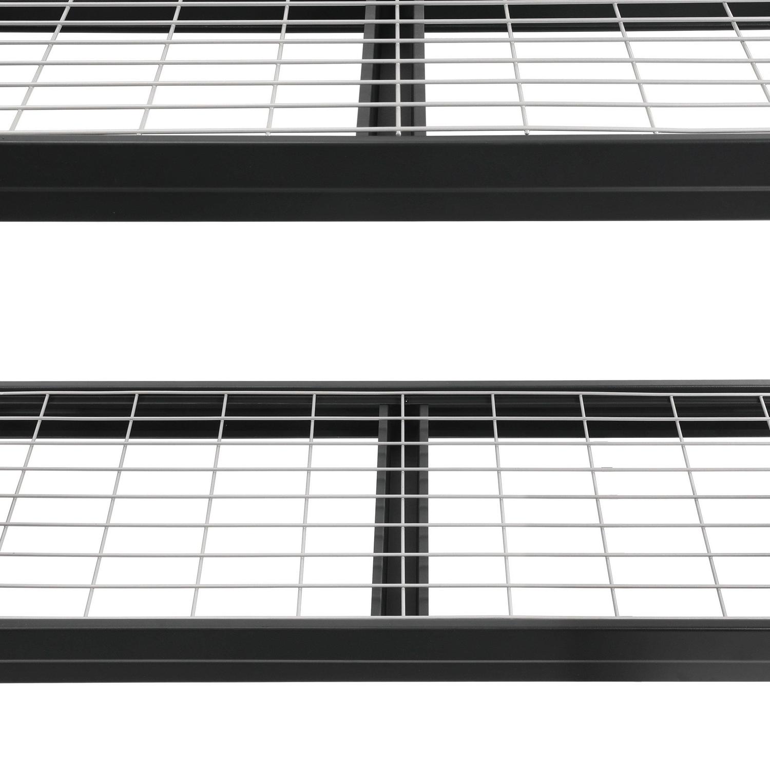 WORKPRO 48" W x 18" D x 48" H 3-Tier Freestanding Shelf, Steel, 4,500lb. Capacity - Image 9