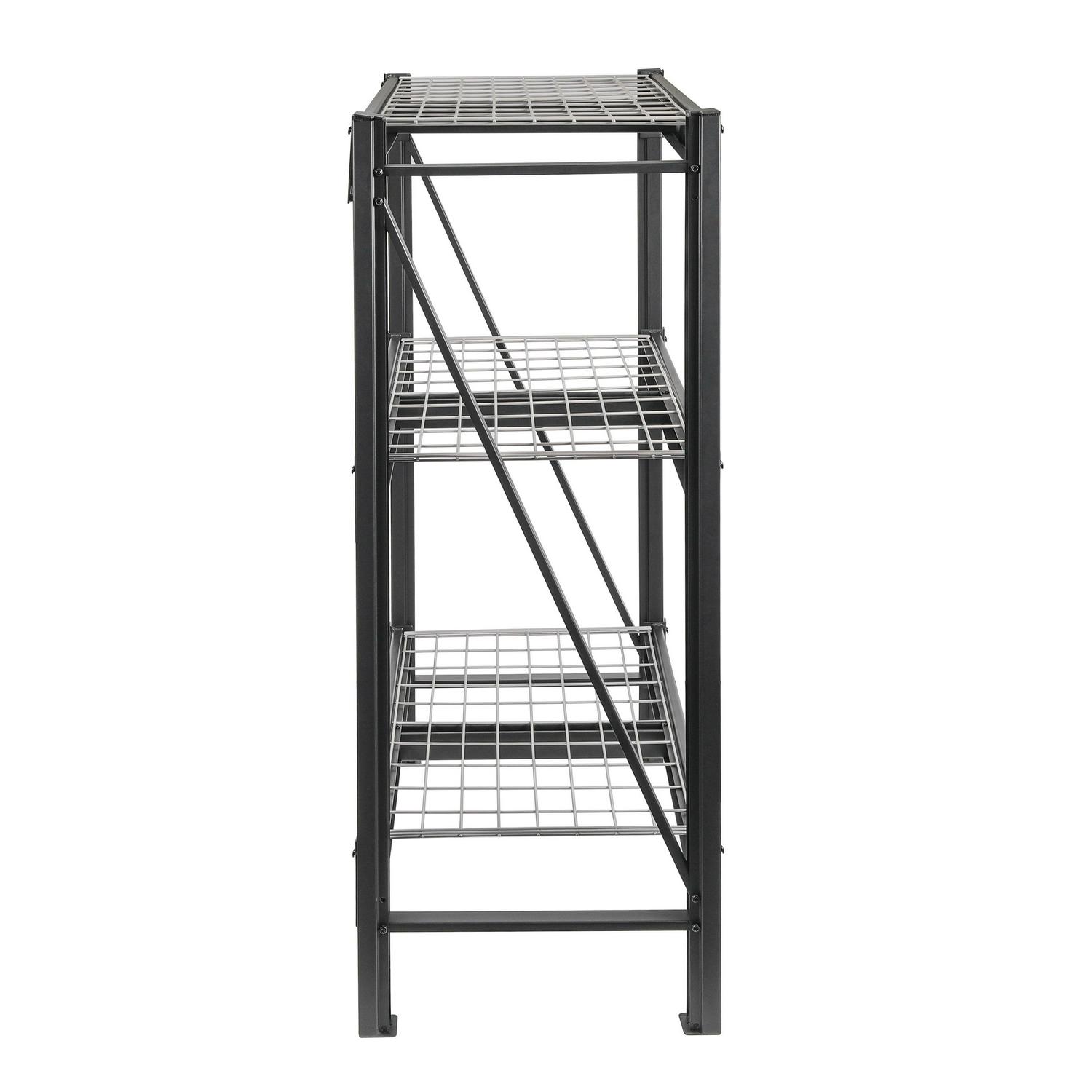 WORKPRO 48" W x 18" D x 48" H 3-Tier Freestanding Shelf, Steel, 4,500lb. Capacity - Image 8