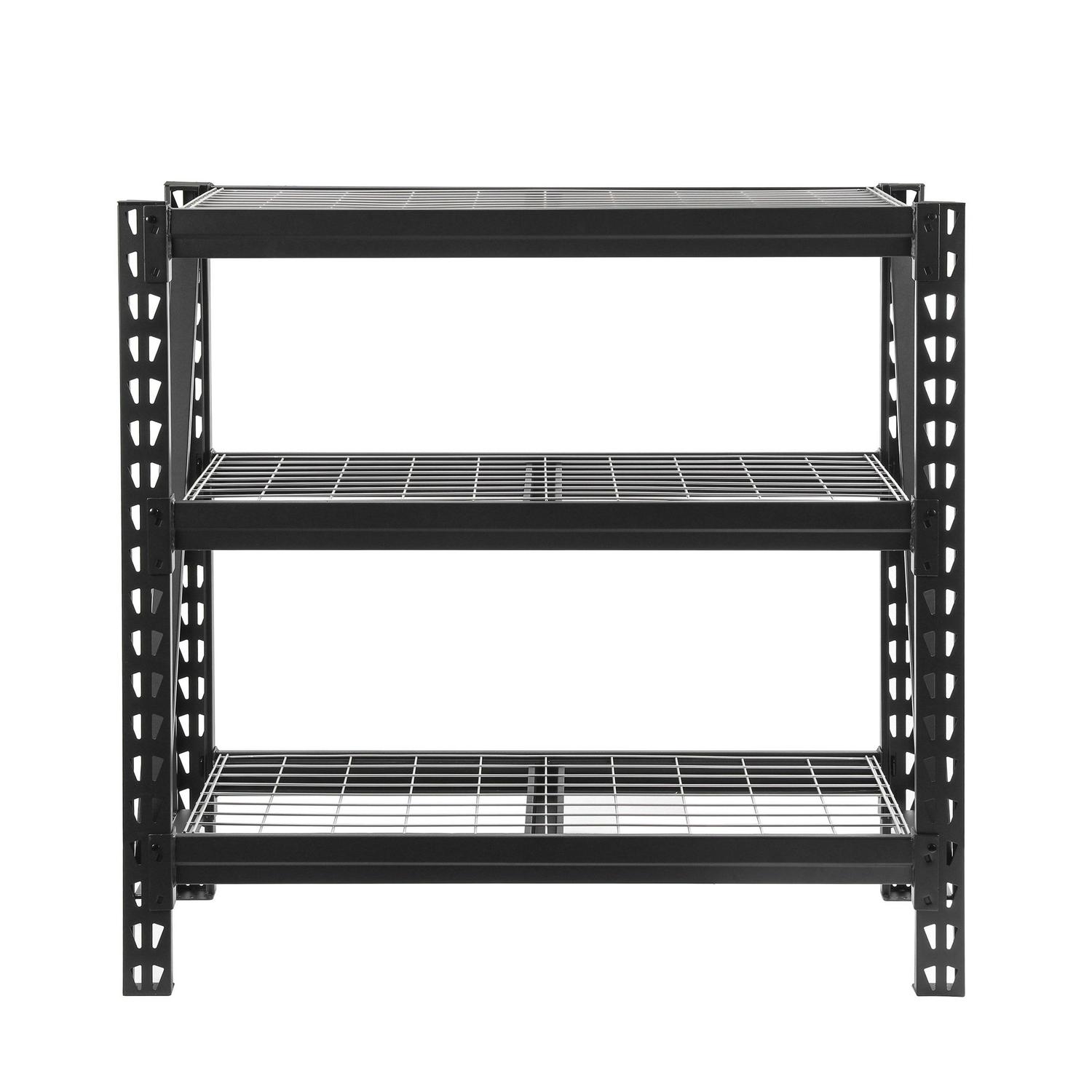 WORKPRO 48" W x 18" D x 48" H 3-Tier Freestanding Shelf, Steel, 4,500lb. Capacity - Image 7