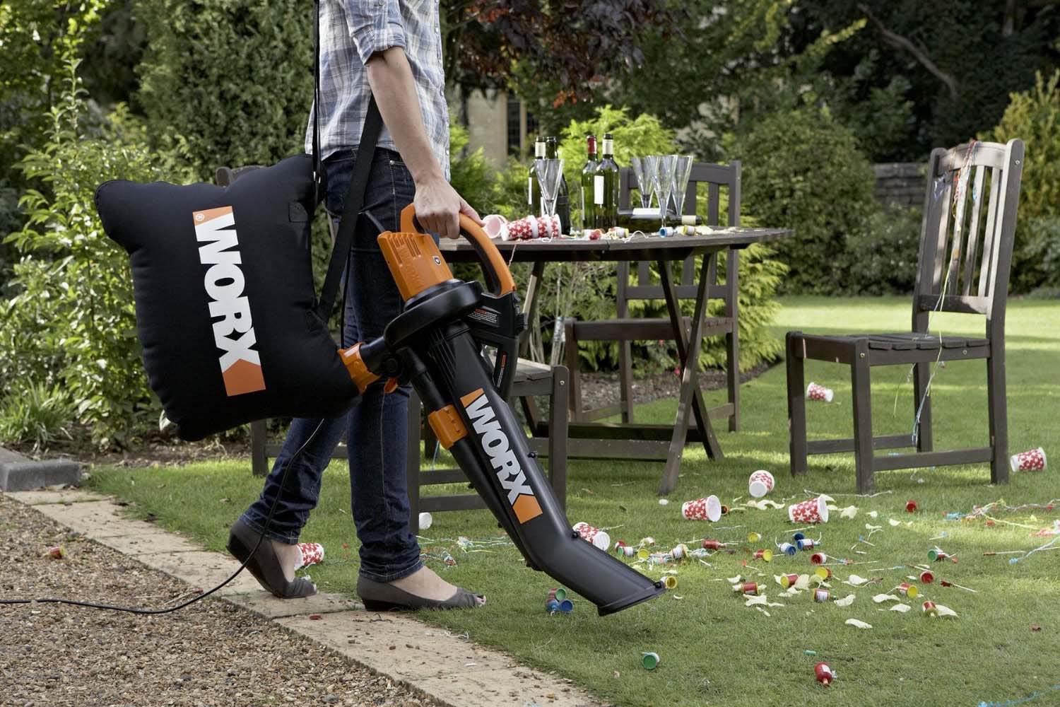 WORX WG505 TRIVAC 12 Amp 3-In-1 Electric Blower/Mulcher/Vacuum - Image 4