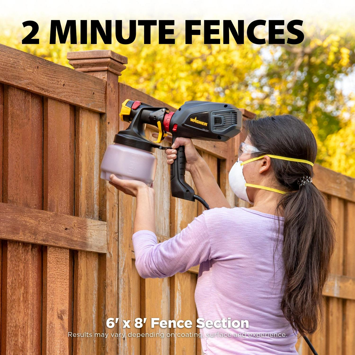 Wagner Flexio 2500 Hvlp Paint Sprayer, Great for Walls, Sheds, Fences and More - Image 7