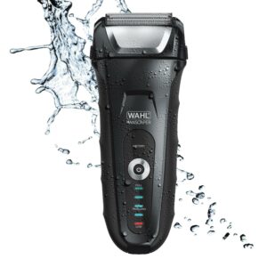 Wahl Manscaper Shaver, Lithium Ion Rechargeable, Waterproof Wet/Dry Flex Hypoallergenic Foils, for Men, 7074