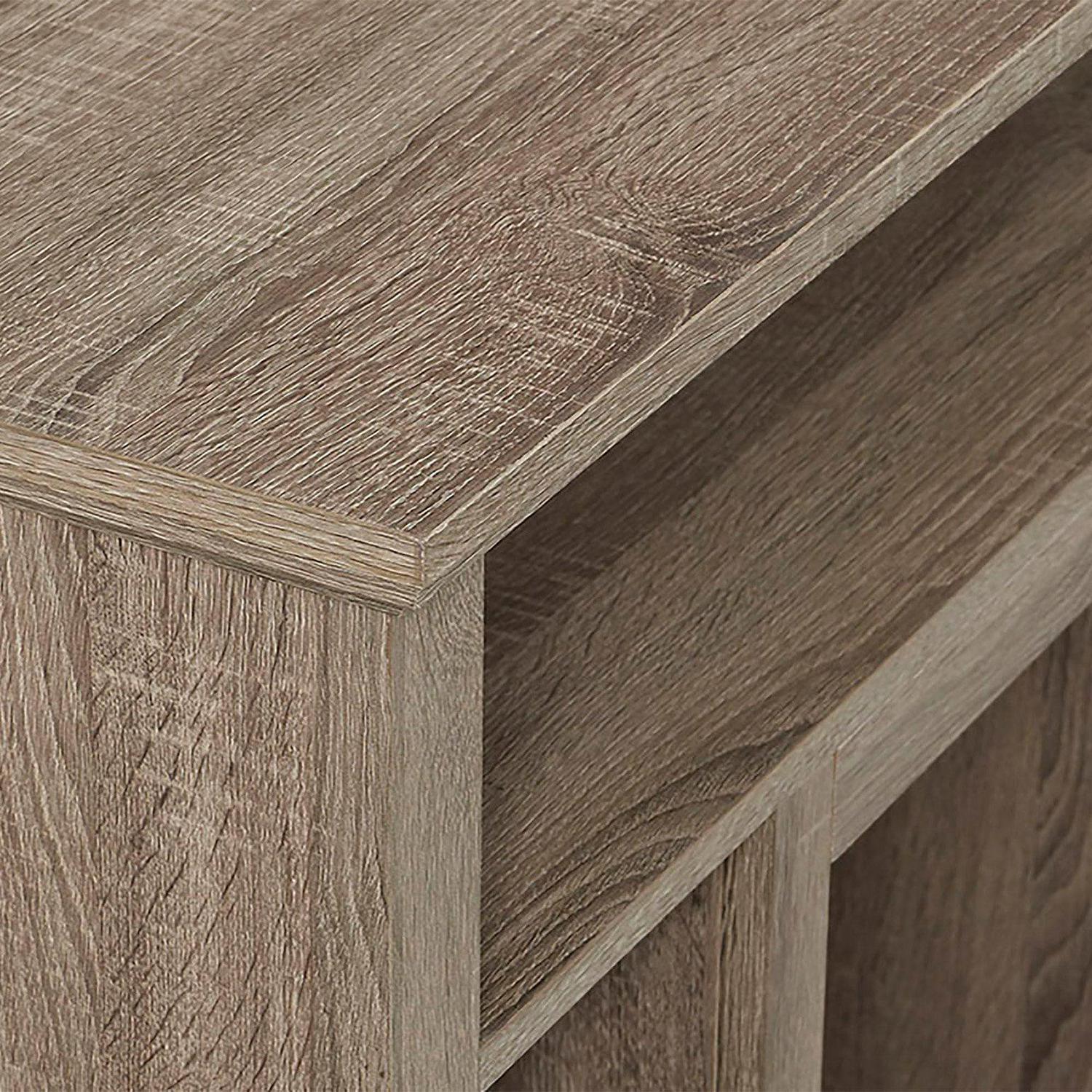 Walker Edison W44FPHBCBL 44 in. Wood Corner Highboy Fireplace TV Stand - Black - Image 5