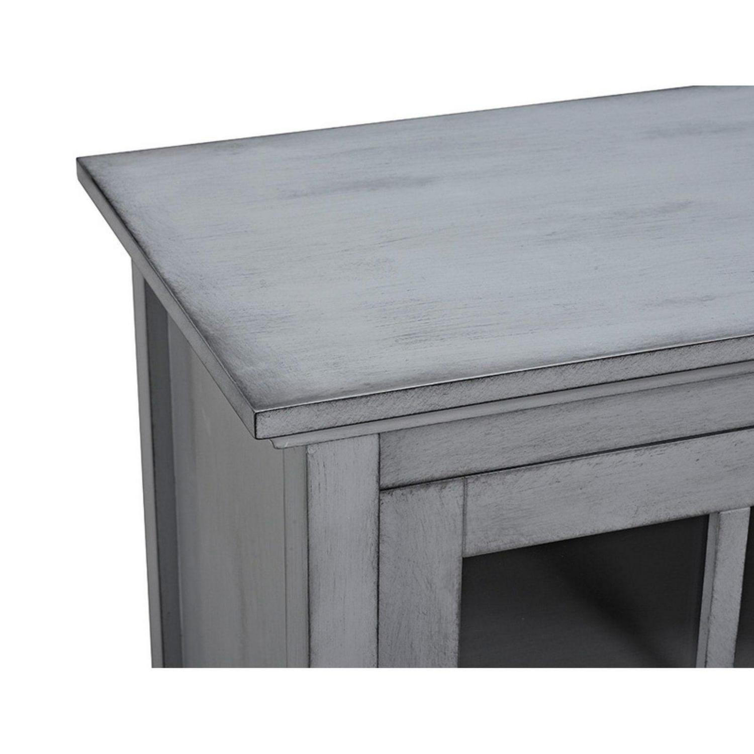 Walker Edison Wood 52 in. Console Table Buffet TV Stand - Image 3