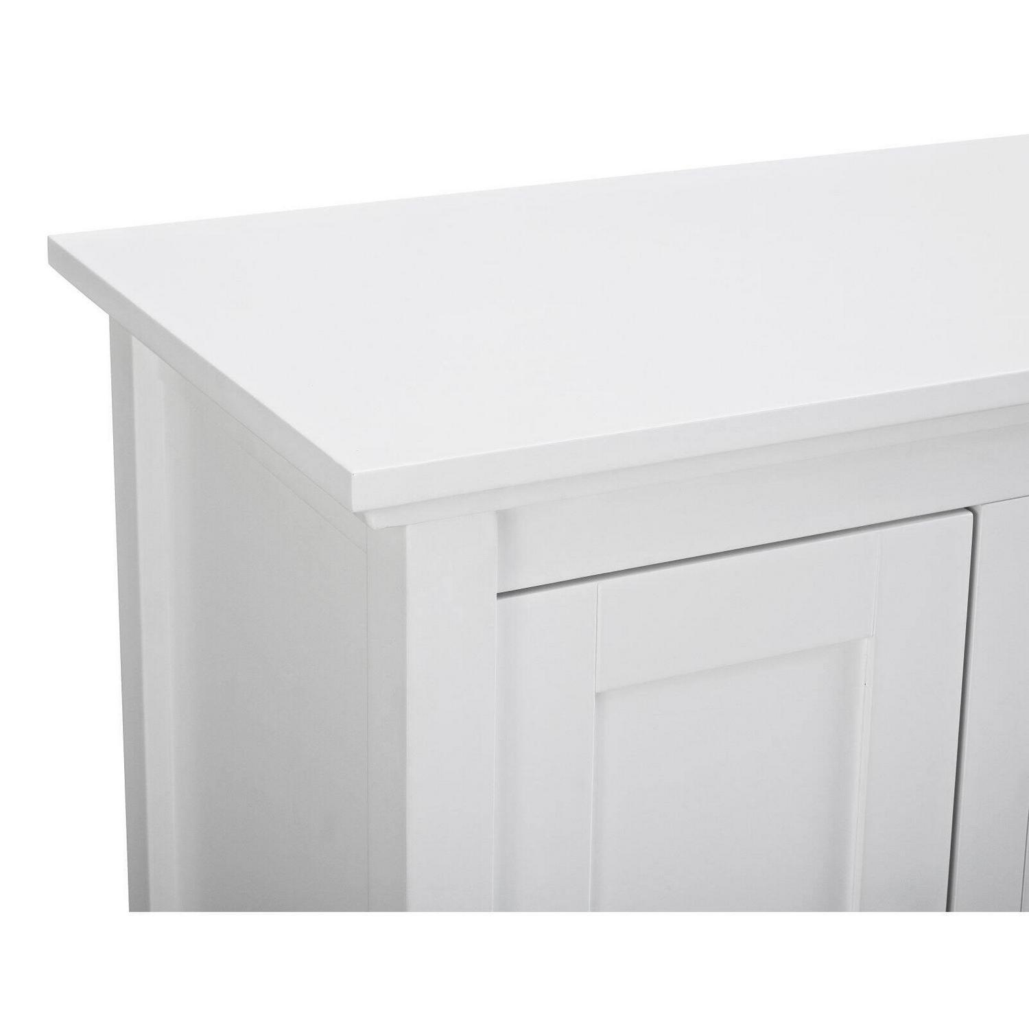 52" Wood TV Media Stand Storage Console - Image 5