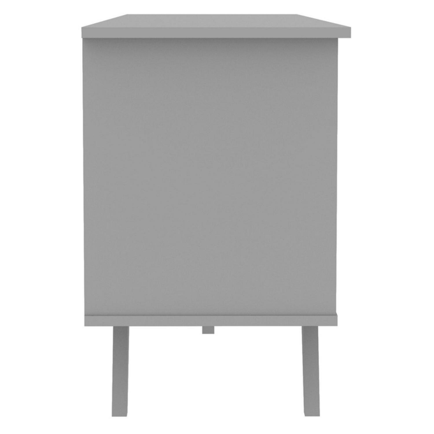 Walker Edison Wood 58 in. Simple Contemporary TV Console - Image 8