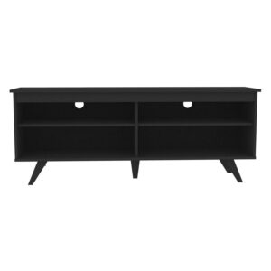 Walker Edison Wood 58 in. Simple Contemporary TV Console