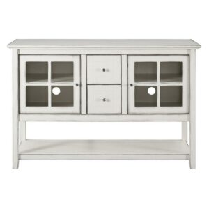 Walker Edison Wood 52 in. Console Table Buffet TV Stand