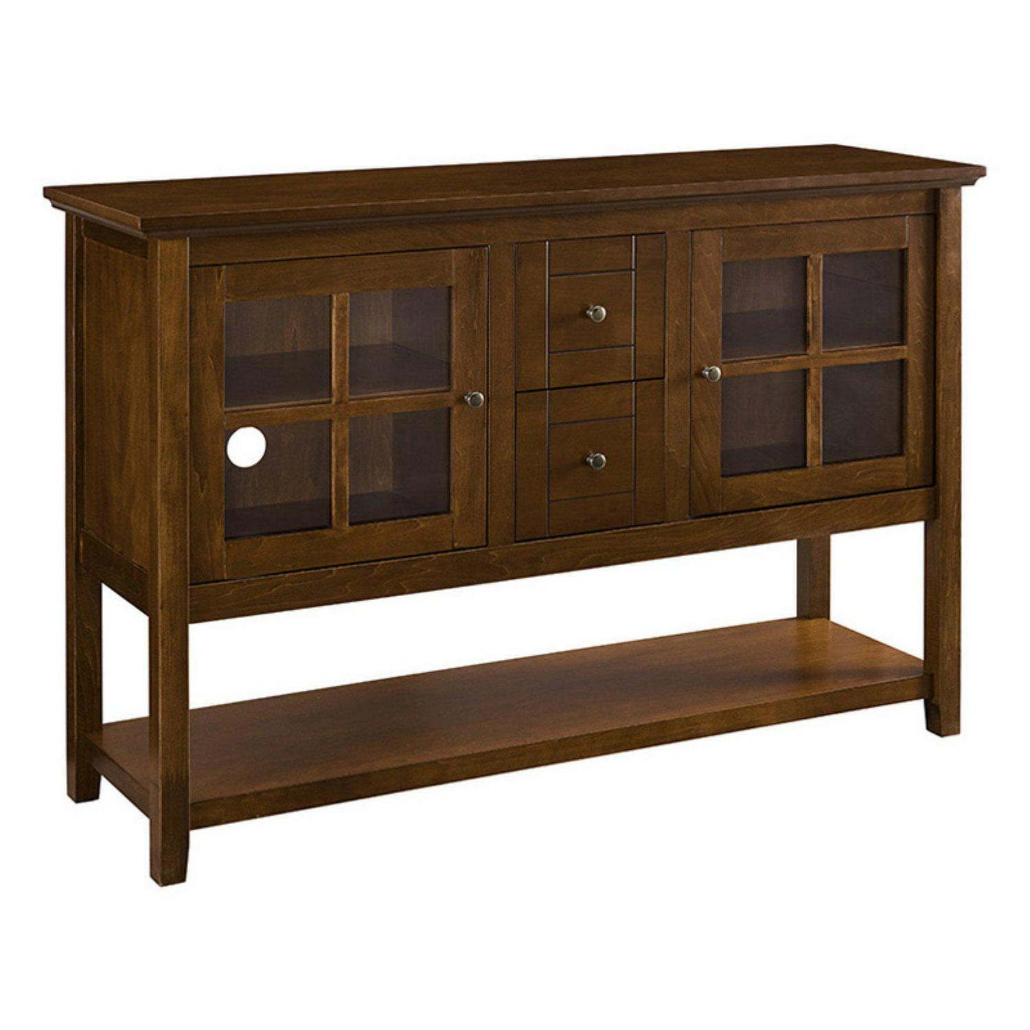 Walker Edison Wood 52 in. Console Table Buffet TV Stand - Image 7