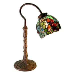 Warehouse of Tiffany Tiffany-style Grape Desk Lamp