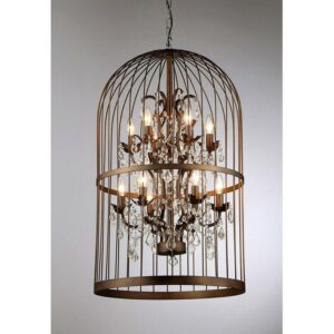Warehouse of Tiffany Rinee Cage Chandelier