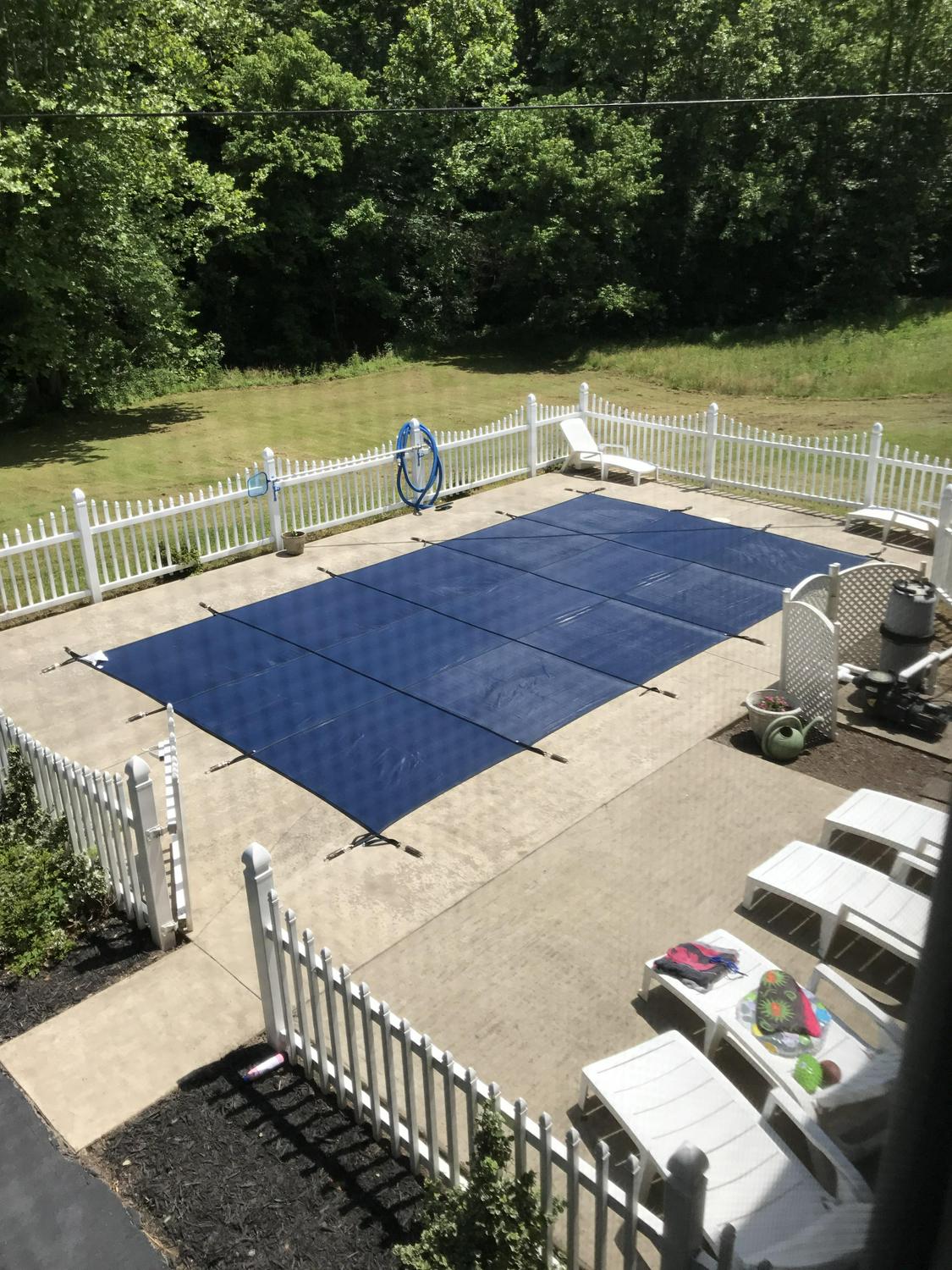 WaterWarden in-Ground Pool Safety Cover Fits 12’ x 20’ Rectangle Pool, UL Classified to ASTM F1346 - Image 4