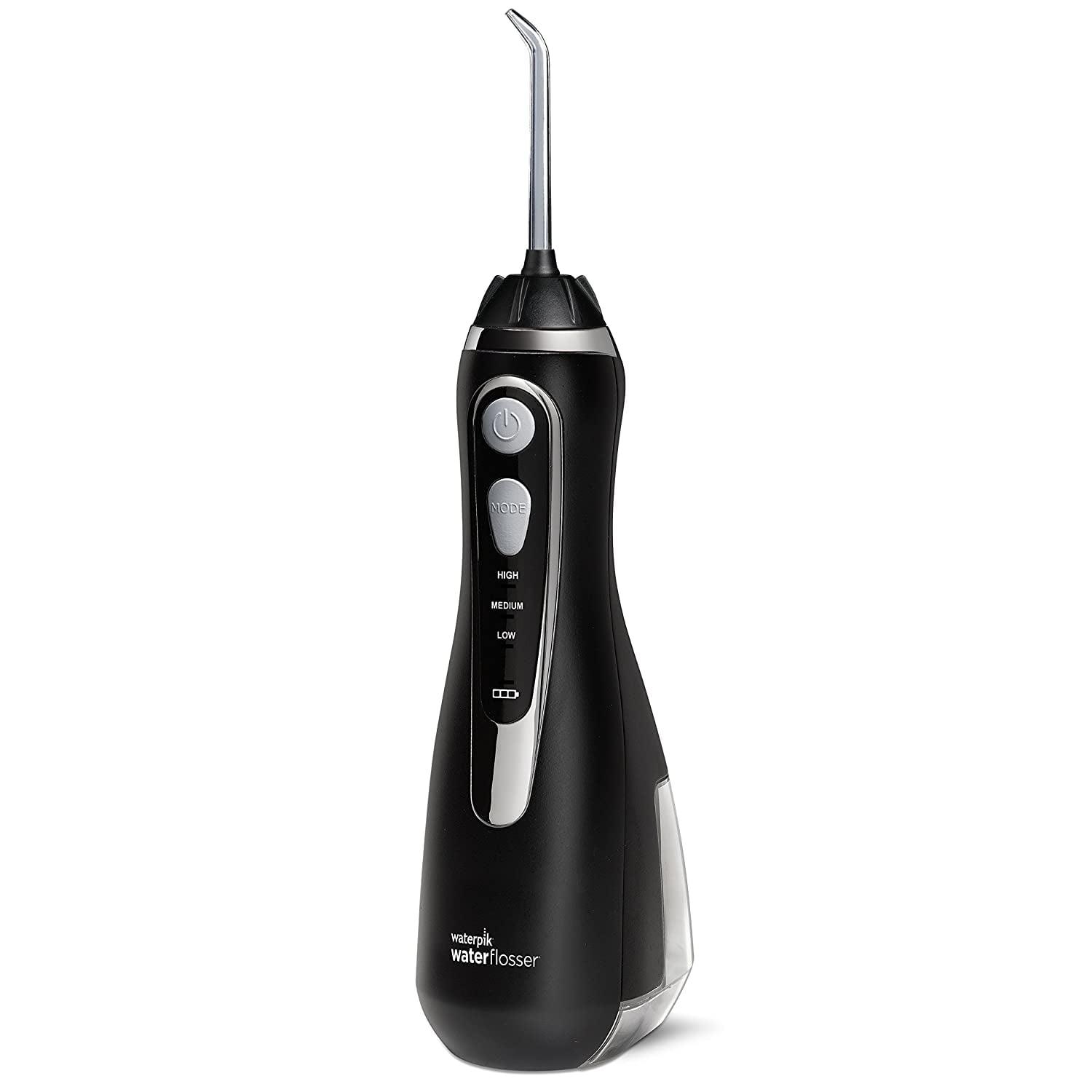 Waterpik Cordless Advanced Water Flosser, Brilliant Black