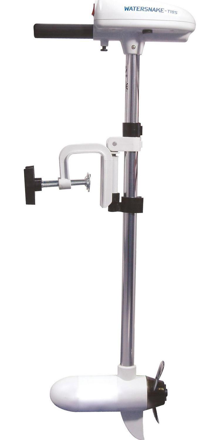 Watersnake Electric Transom Mount Trolling Motor 24 Inch Shaft 18 lb Thrust - Image 6