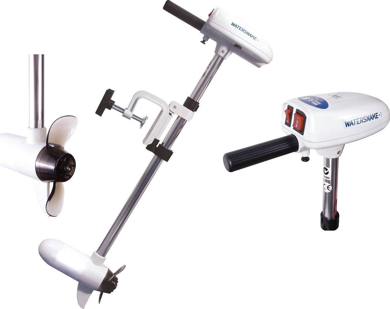 Watersnake Electric Transom Mount Trolling Motor 24 Inch Shaft 18 lb Thrust - Image 7