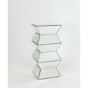 Wayborn Beveled Mirrored Plant Stand