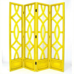 Wayborn Charleston Room Divider in Yellow