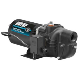 Wayne Cast Iron Shallow Well Jet Pump, 1 Hp, 120 Volts, 630 Gph