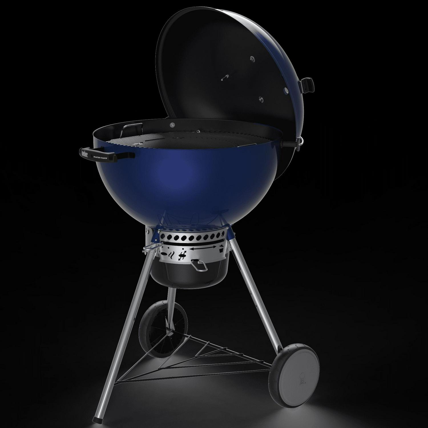 Weber Master-Touch 22" Charcoal Grill, Deep Ocean Blue - Image 4