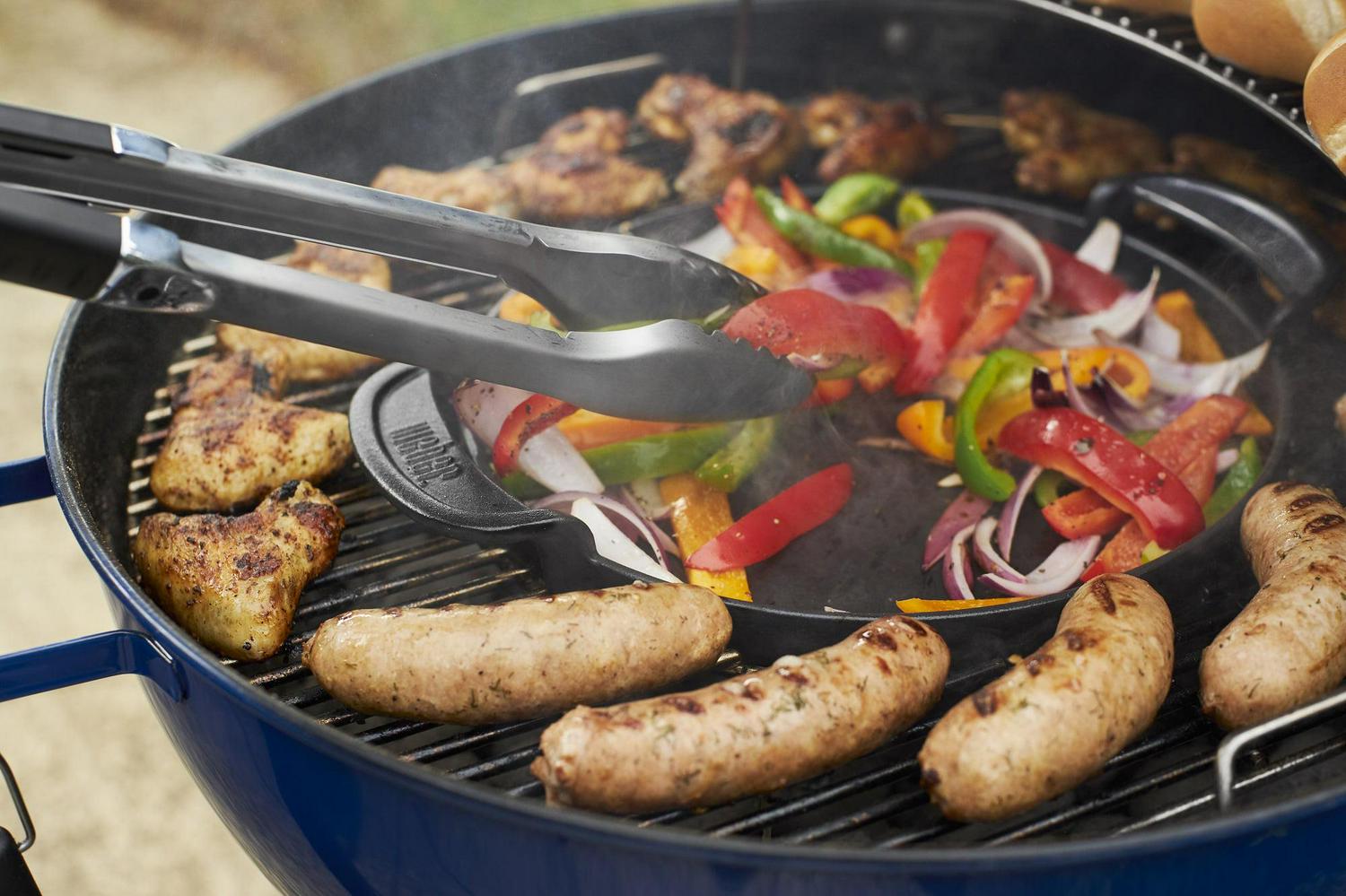 Weber Master-Touch 22" Charcoal Grill, Deep Ocean Blue - Image 3