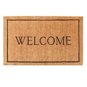 Welcome Border Doormat