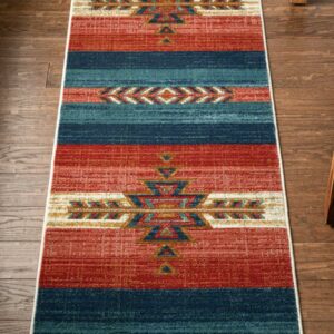Well Woven Tulsa Dustin Southwestern Tribal Medallion Crimson 2'3" x 7'3" Runner Area Rug