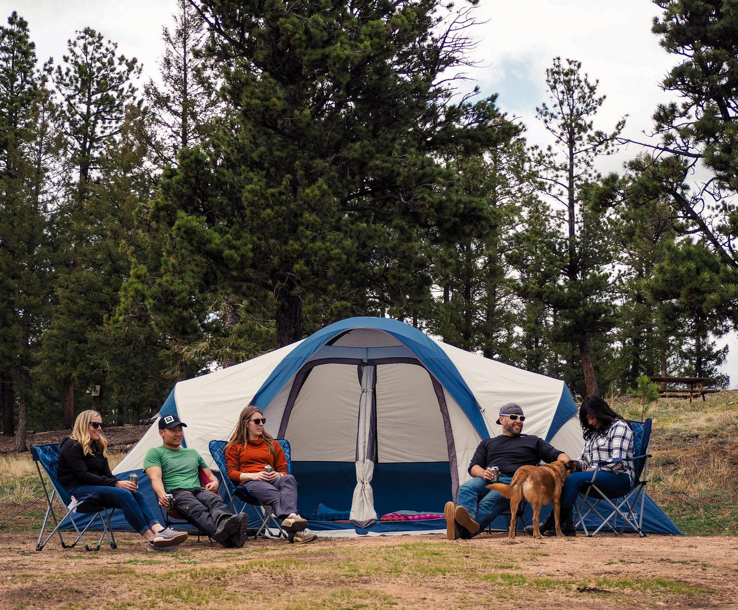 Wenzel Pinyon Blue 10-Person Cabin Tent, 18'x10' - Image 10