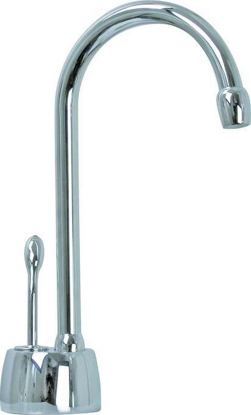 Westbrass 9" 1-Handle Hot Water Dispenser Faucet with Heating Tank, Polished Chrome - Image 3
