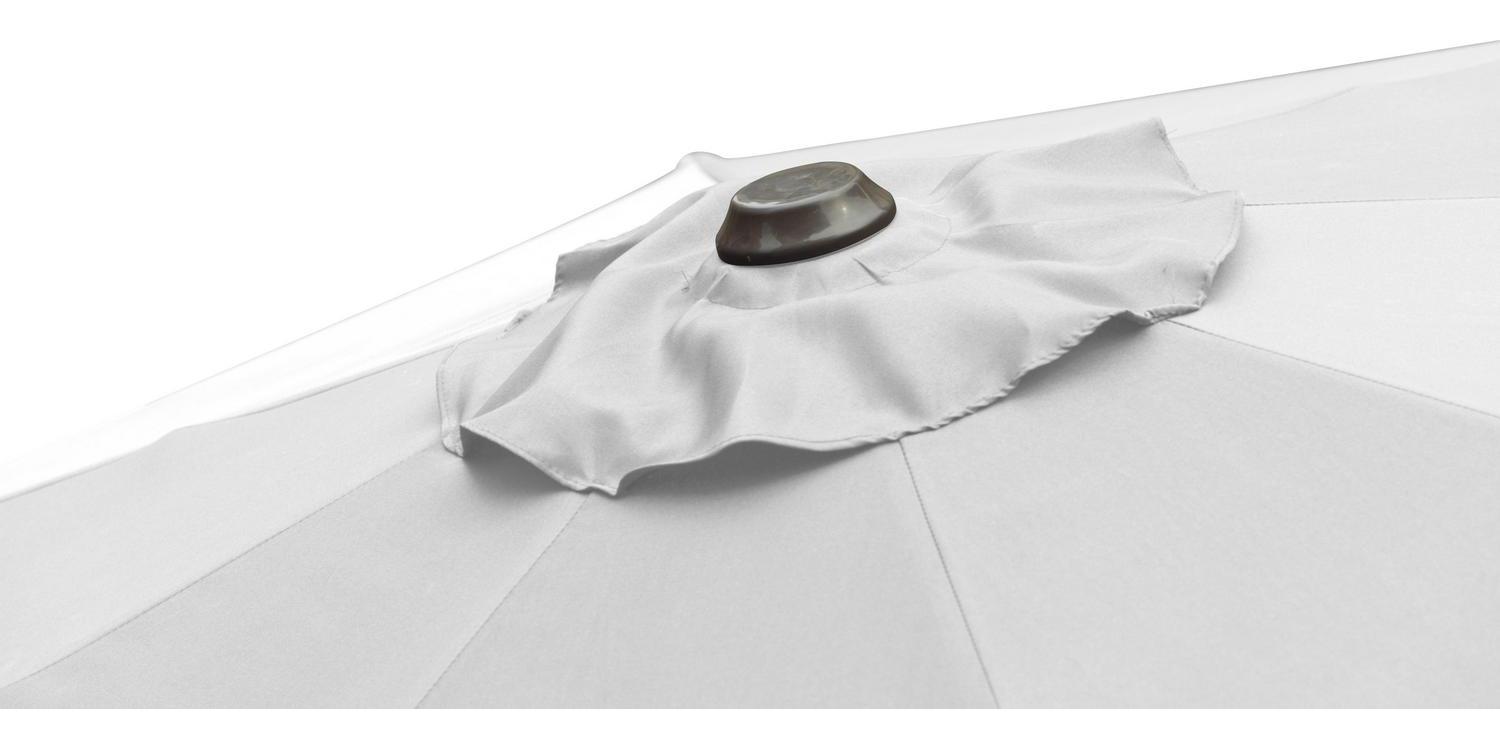 Westin Outdoor 10 Ft Cantilever Offset Umbrella with Base Weights Included for Outdoor Patio UV Weather Resistant, White - Image 6