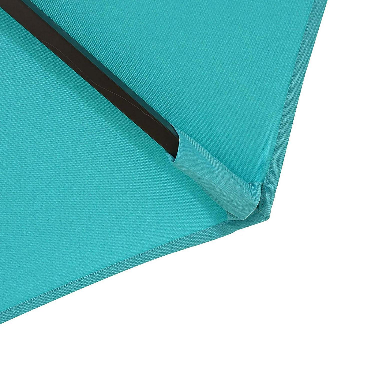 Westin Furniture 10 ft. Cantilever Hanging Patio Umbrella, Turquoise - Image 4