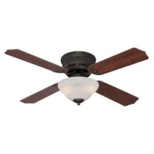 Westinghouse Lighting Hadley 42-Inch 4-Blade Indoor Ceiling Fan with Dimmable LED Light and White Alabaster Bowl Oil Rubbed Bronze Bronze Oil Rubbed