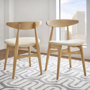 Weston Home Arne Dining Chair, Set of 2 ,Beige